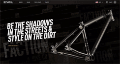 Desktop Screenshot of evil-bikes.com